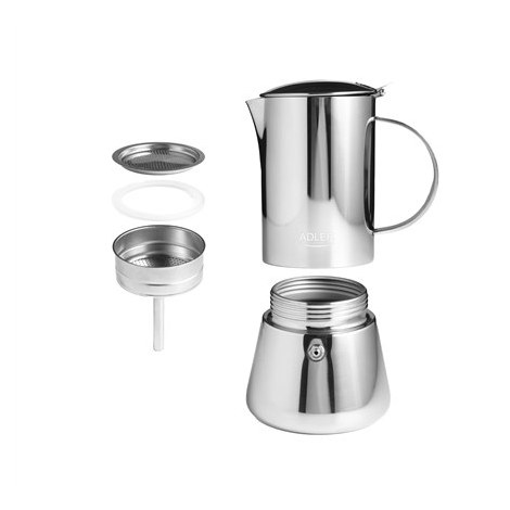 Adler | Espresso Coffee Maker | AD 4417 | Stainless Steel - 5